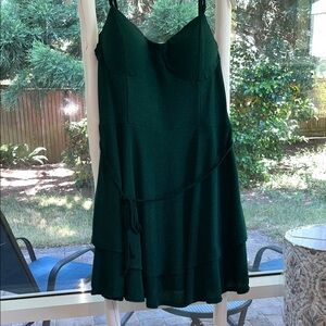 Lily Rose Dark Green Mini Dress